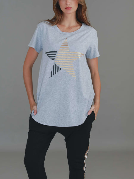 Perth Stripe Star Tee