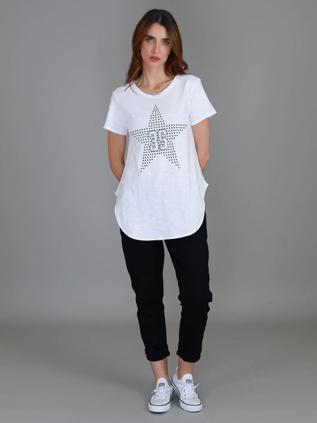 Polly Silver Star Tee