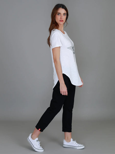 Polly Silver Star Tee