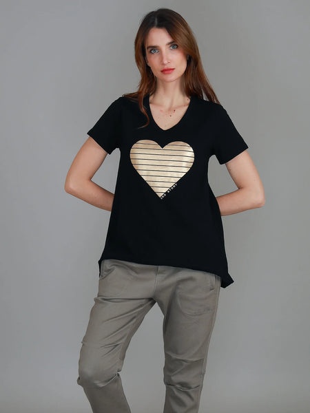 Rue Gold Heart Tee