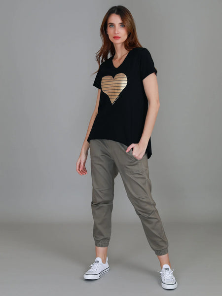 Rue Gold Heart Tee