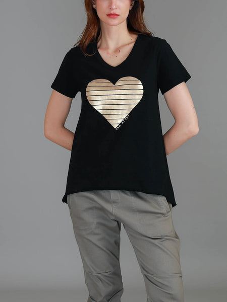 Rue Gold Heart Tee
