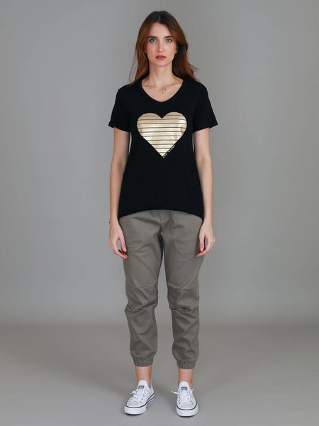 Rue Gold Heart Tee