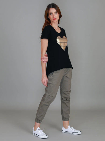 Rue Gold Heart Tee
