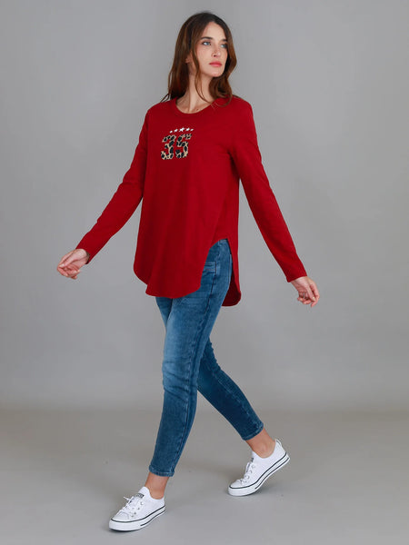 Abella 3S Leopard L/S Tee