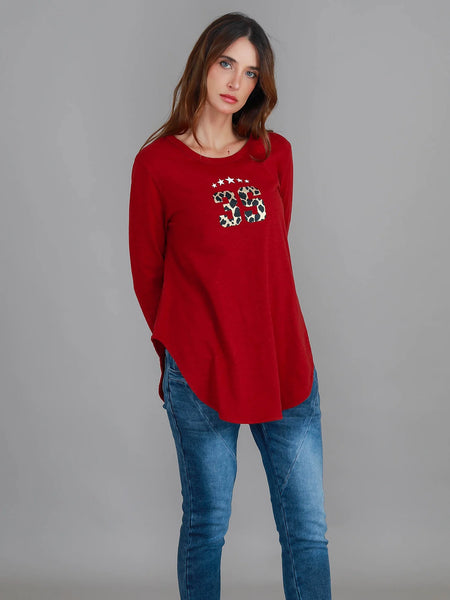 Abella 3S Leopard L/S Tee