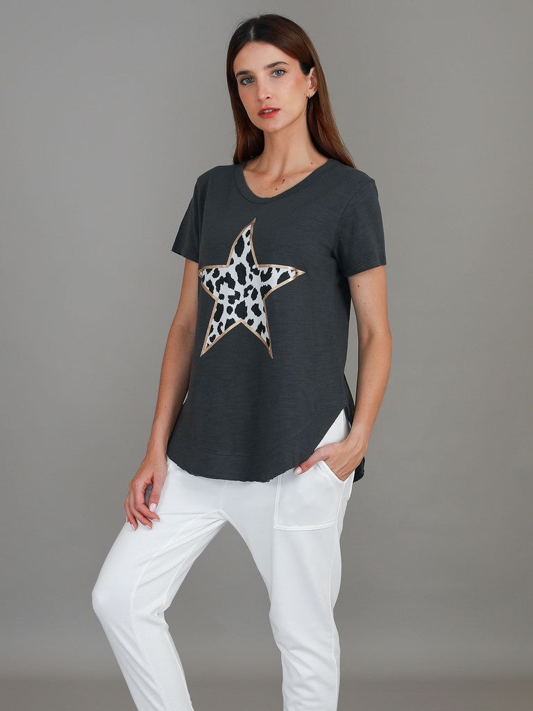 Alice Leopard Star Tee