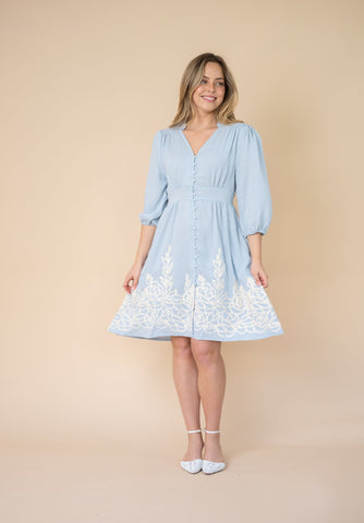 Isla Border Dress