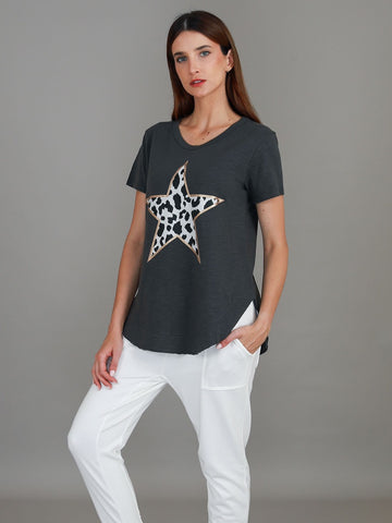 Alice Leopard Star Tee