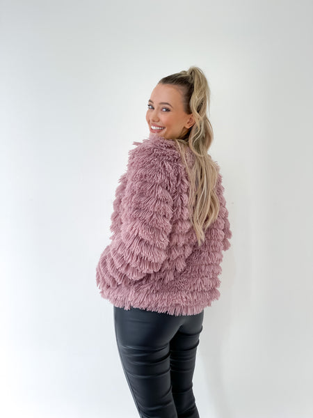 Fringe Fur Coat