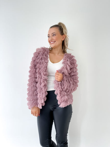 Fringe Fur Coat