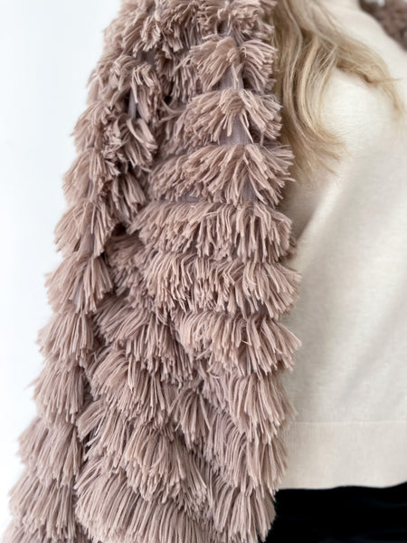 Fringe Fur Coat