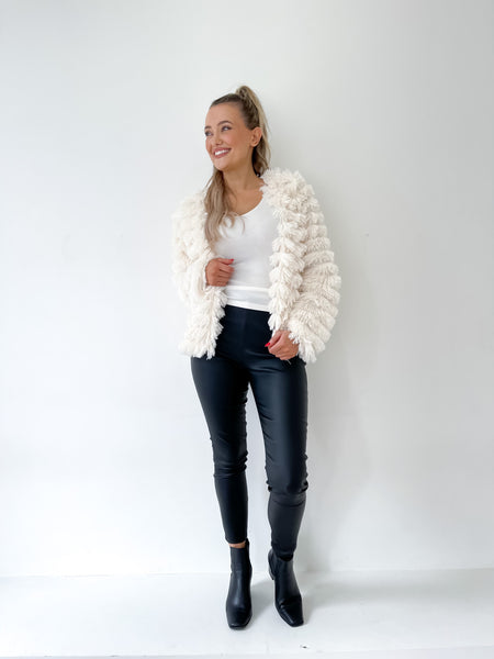 Fringe Fur Coat