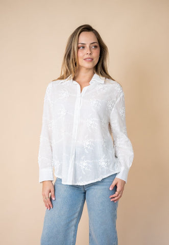 Floral Applique Shirt