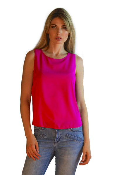 Hot Pink Staple Tank